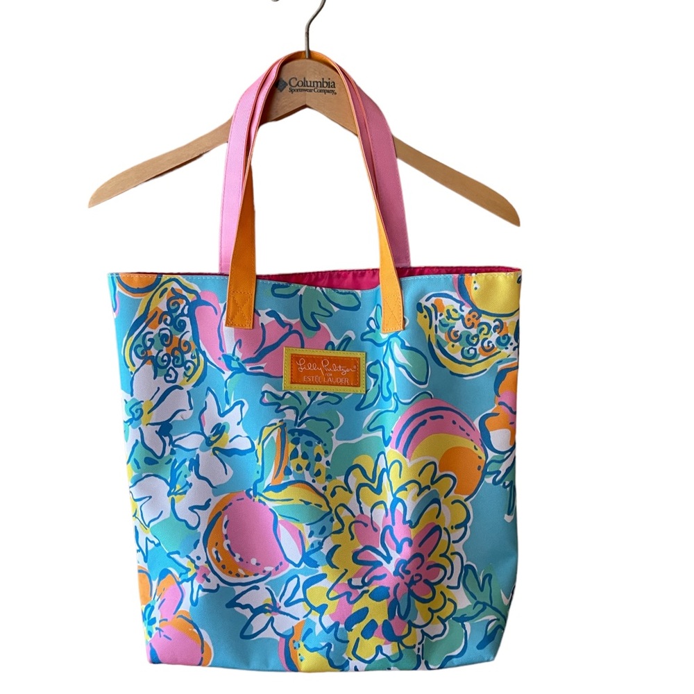 NWOT Lilly Pulitzer Estée Lauder‎ Floral Tote Bag